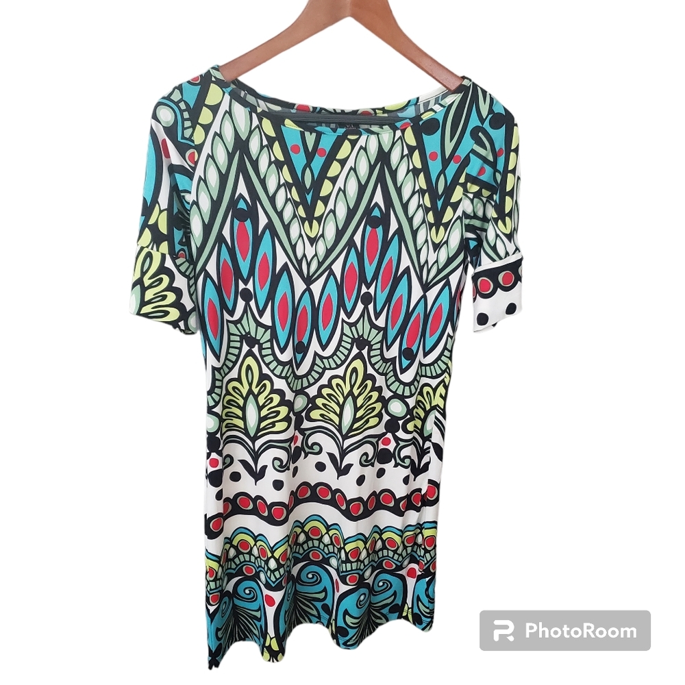 V.1 Couture colorful dress